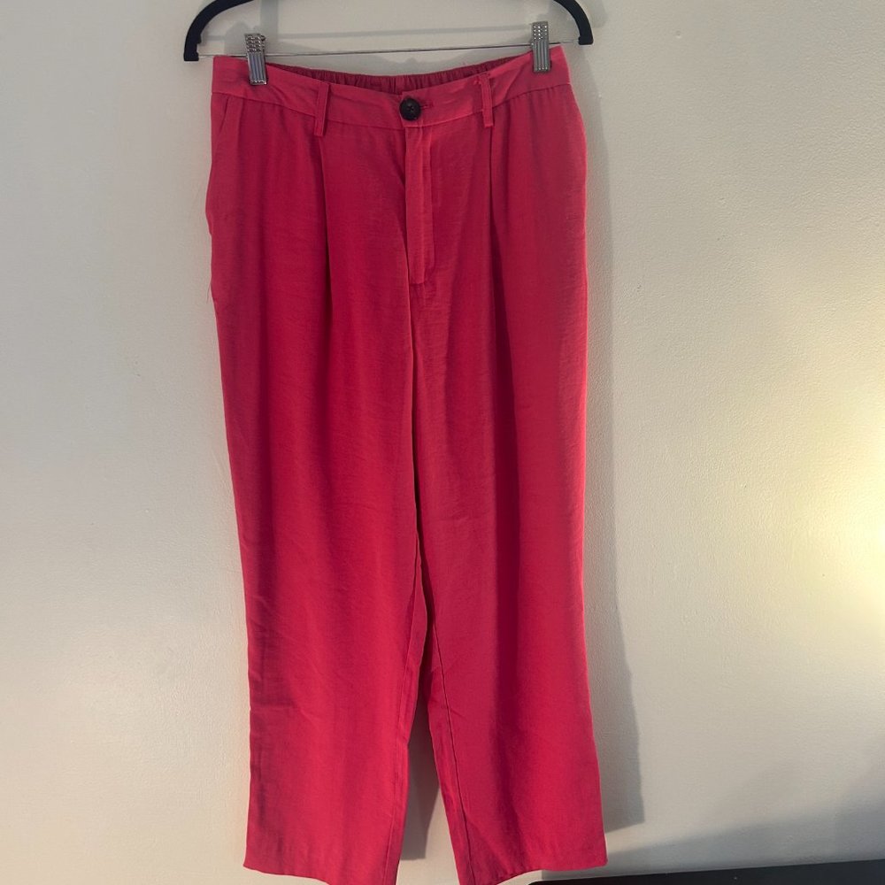 A New Day Bright Pink Ankle Pant